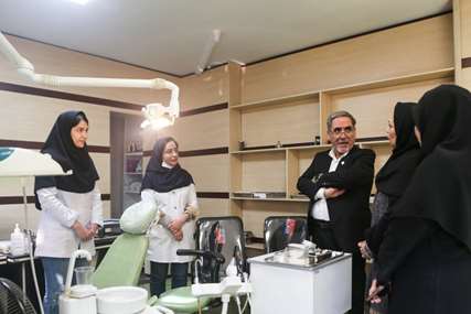 بازدید رییس دانشگاه از شبکه بهداشت و درمان شمیرانات